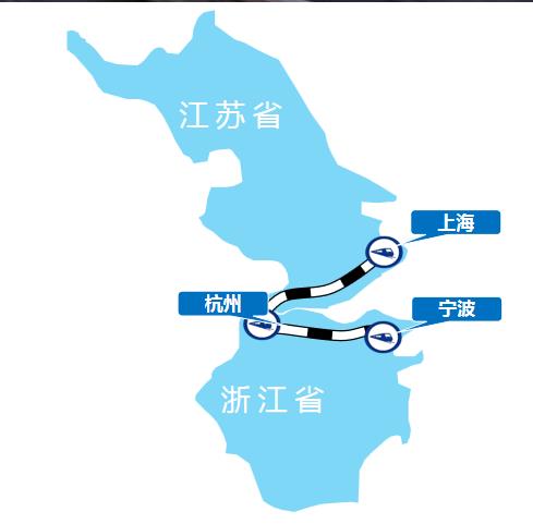 滬杭甬線高鐵列車廣告